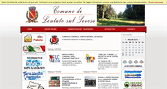 Desktop Screenshot of comune.lentatesulseveso.mb.it
